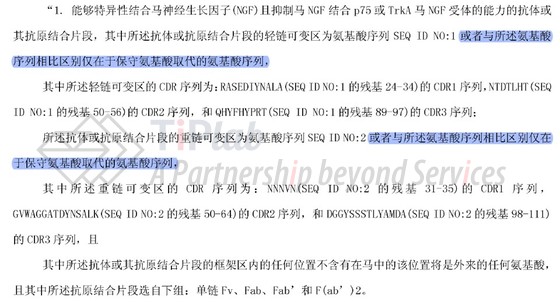 复审阶段修改的权利要求