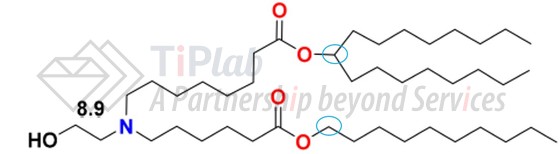 SM-102的化学结构(参见:doi.org/10.3390/vaccines9010065)